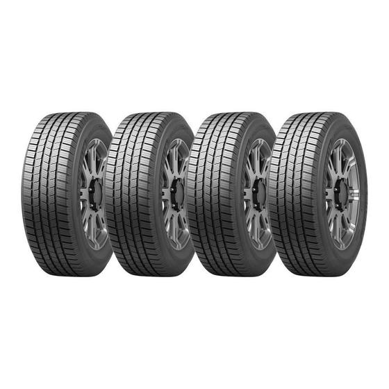 Imagem de Jogo 4 pneus michelin aro 17 x lt a/s 265/65r17 112t