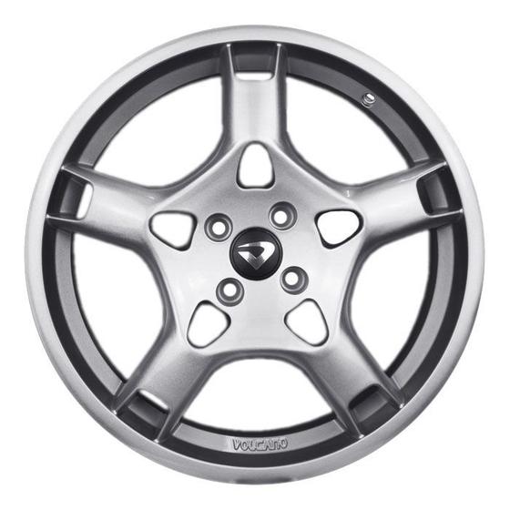 Jogo 4 rodas Volcano Stuttgart Porsche aro 18 4X100 prata tala 6 ET 42 Menor preço em Jogo 4 rodas Volcano Stuttgart Porsche aro 18 4X100 prata tala 6 ET 42