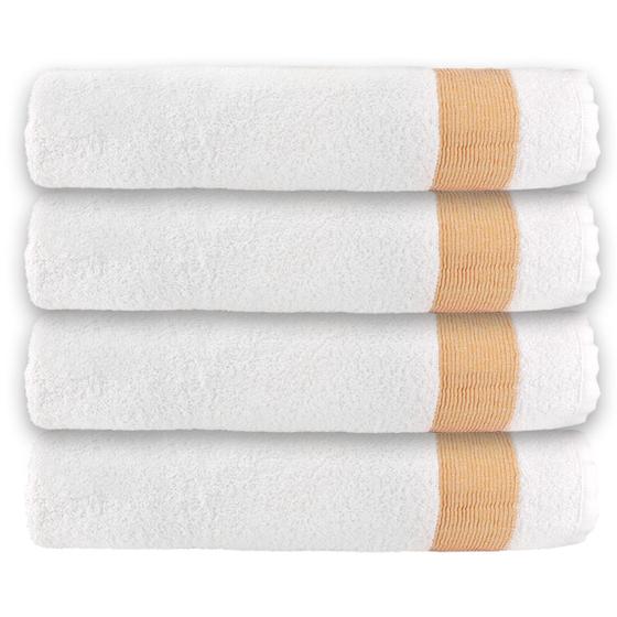 Imagem de Jogo 4 Tolhas de Rosto Banheiro Lavabo Secagem Rápida Bordar Salão de Beleza Absorvente Algodão Resistente Macio