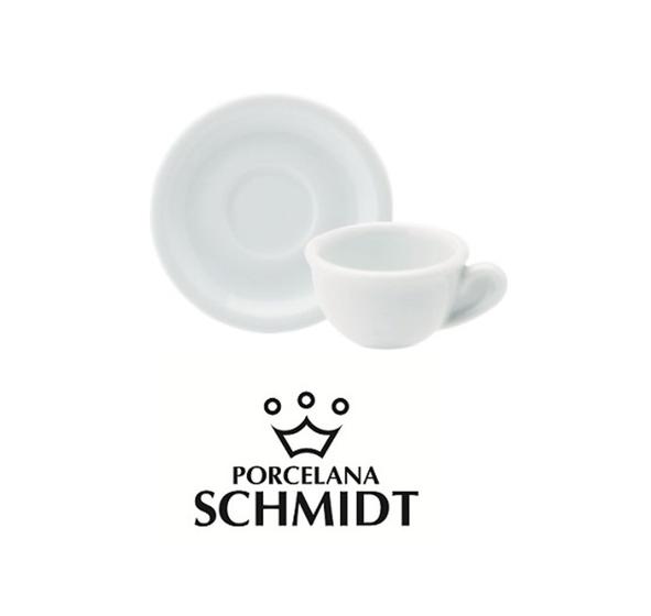 Imagem de Jogo 4 Xícara Com 4 Pires Para Café Modelo Ouro Verde Porcelana Schmidt