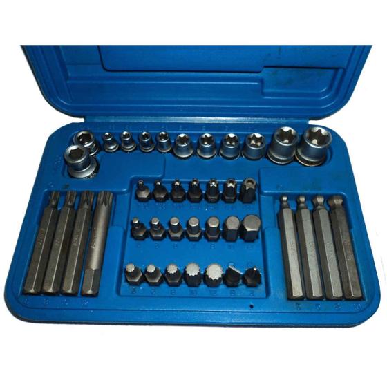 Imagem de Jogo 41Pc Torx Socket E Power Bit Set