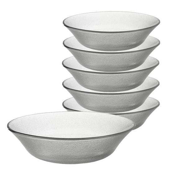 Imagem de Jogo 6 Bowls Vidro Transparente Acquamarine 15Cm