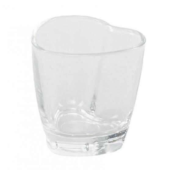 Imagem de Jogo 6 Copo Shot Mini Vidro Coração 50 Ml - Lyor