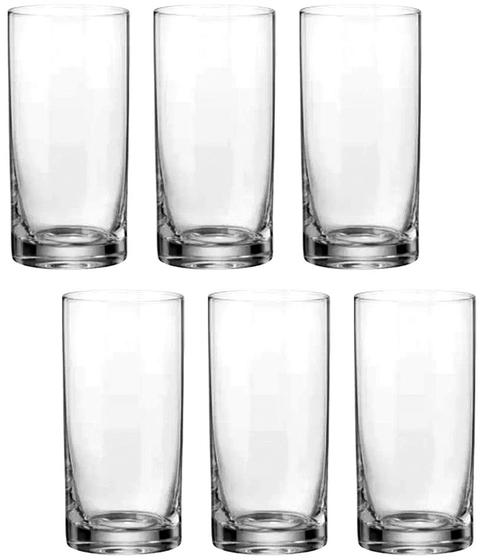 Imagem de Jogo 6 Copos Altos 350ml Barware Em Cristal Ecológico