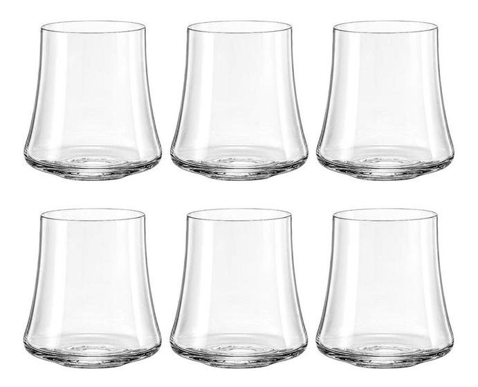Imagem de Jogo 6 Copos De Cristal Para Whisky 400ml Linha Xtra Bohemia