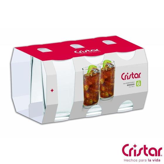 Jogo 6 Copos Montecarlo 340ml 1194 - Cristar Menor preço em Jogo 6 Copos Montecarlo 340ml 1194 - Cristar