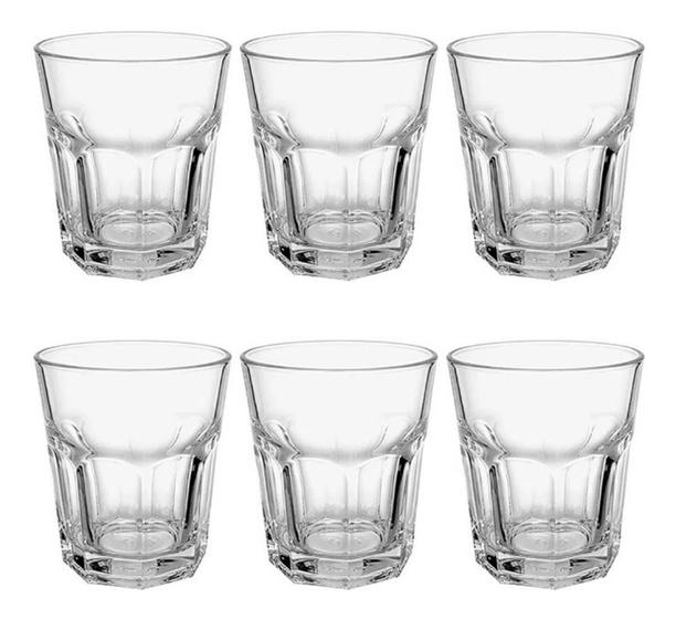 Imagem de Jogo 6 Copos Para Dose / Shot Tequila Whisky Cachaça 45ml