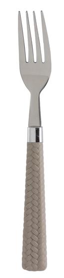 Imagem de Jogo 6 Garfos Mesa Rattan Prata 20 Cm - Mimo Style - Atj06G