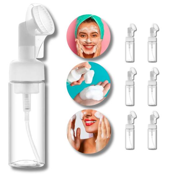 Imagem de Jogo 6 Pumpp Frasco Espumador Com Escova de Silicone 180ml