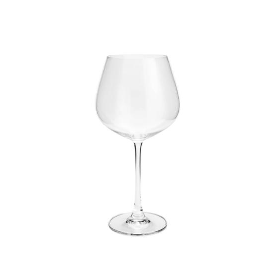 Imagem de Jogo 6 taças 640ml para vinho tinto de cristal ecológico transparente Columba Bohemia - 35615