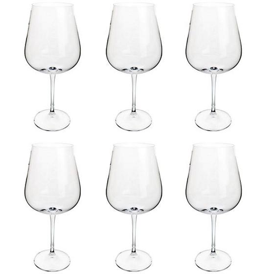 Imagem de Jogo 6 Taças Cristal para Agua e Vinho 670ML Ardea Bohemia 670ML