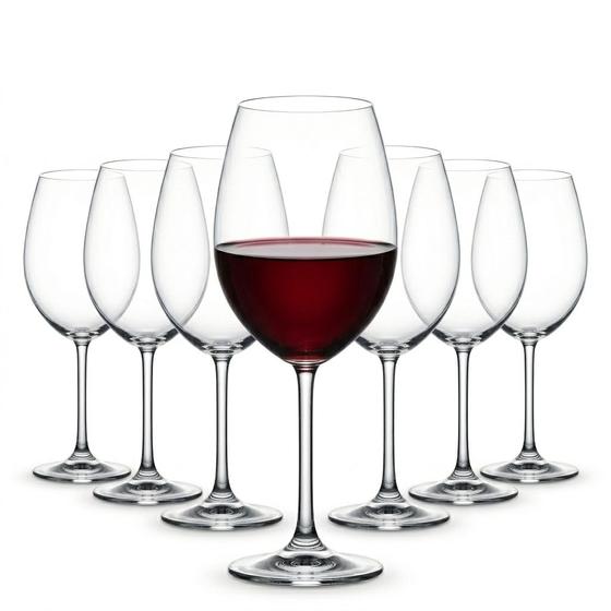 Jogo 6 Taças de Cristal para Vinho 615ml Premium