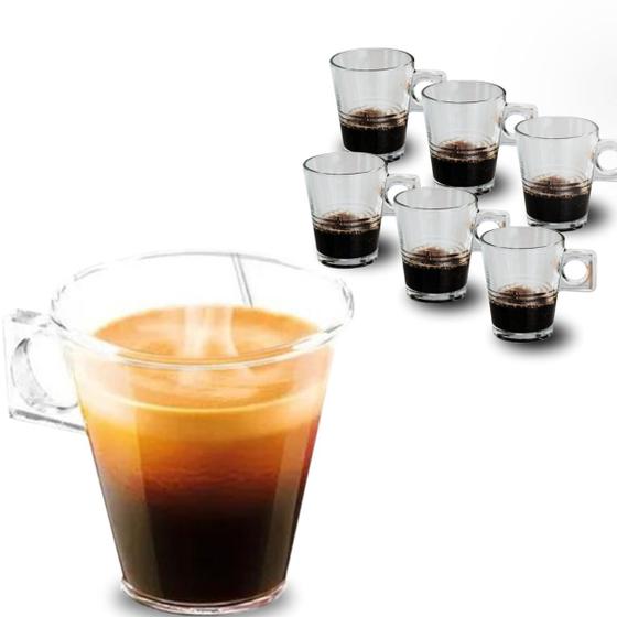 Imagem de Jogo 6 Xícaras de Café Ideal Nespresso Vidro 80ml