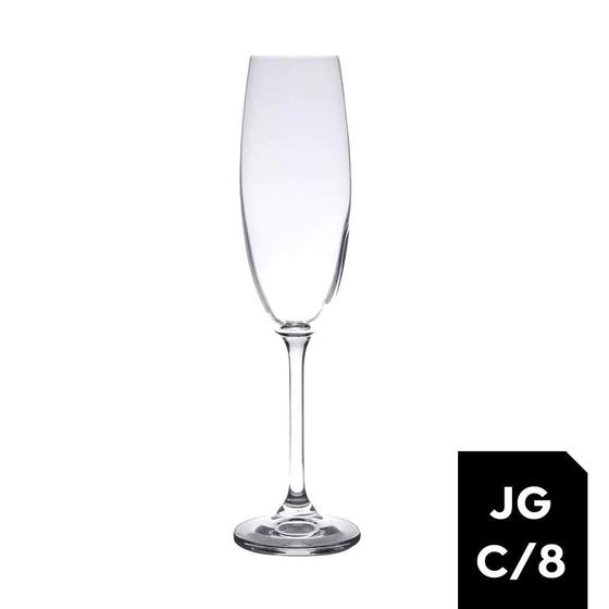 Imagem de Jogo 8 Taças Cristal para Champagne Gastro/Colibri 220ml