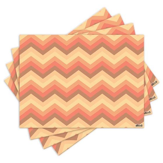 Imagem de Jogo Americano com 4 peças - Chevron - Abstrato - 1348Jo