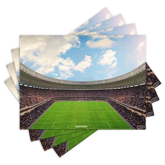Imagem de Jogo Americano com 4 peças - Estádio de Futebol - 1524Jo