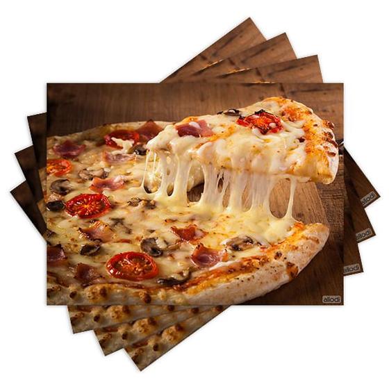 Imagem de Jogo Americano com 4 peças - Pizza - 1235Jo
