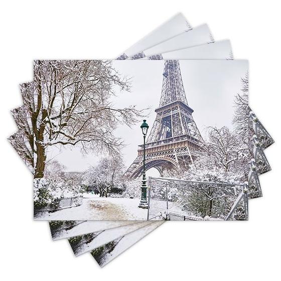 Imagem de Jogo Americano com 4 peças - Torre Eiffel - Paris - França - 2168Jo
