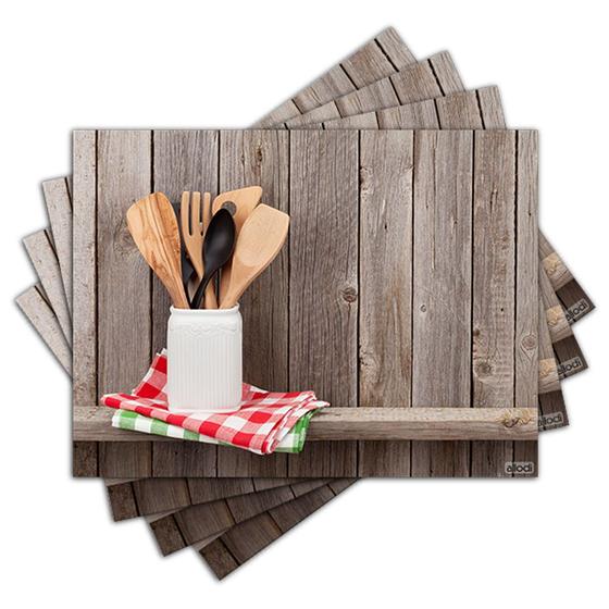 Jogo Americano - Cozinha com 4 peças - 877Jo Menor preço em Jogo Americano - Cozinha com 4 peças - 877Jo