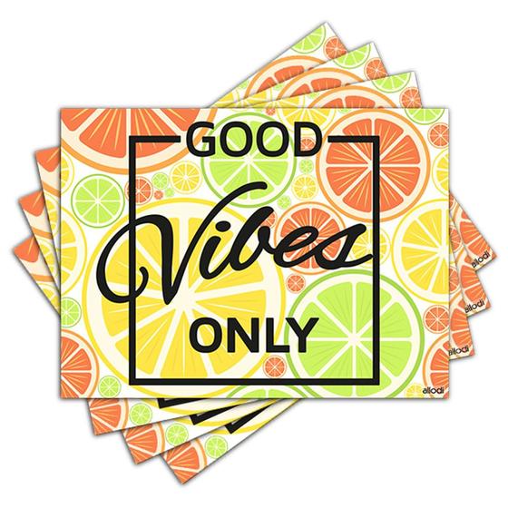 Imagem de Jogo Americano - Good Vibes com 4 peças - 1074Jo