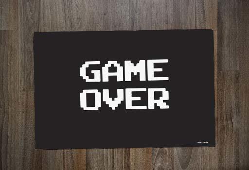 Imagem de Jogo Americano Personalizado Criativo Game Over