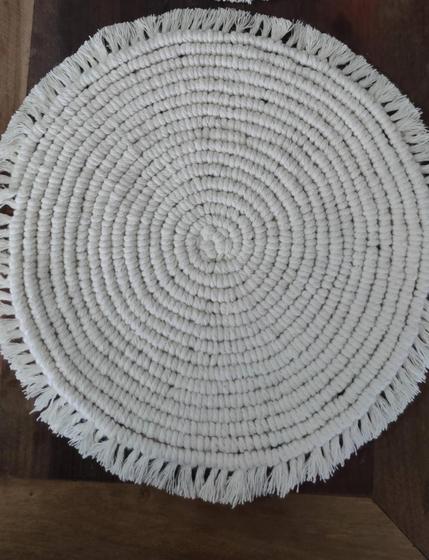 Imagem de Jogo Americano UNIDADE/ Souplast em Macrame - UNIDADE