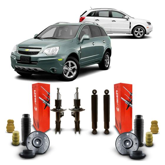 Jogo Amortecedores Kit Suspensão + Batente Traseiro Chevrolet Captiva 2008 2009 2010 2011 2012 2013 2014 2015 2016 2017 Menor preço em Jogo Amortecedores Kit Suspensão + Batente Traseiro Chevrolet Captiva 2008 2009 2010 2011 2012 2013 2014 2015 2016 2017