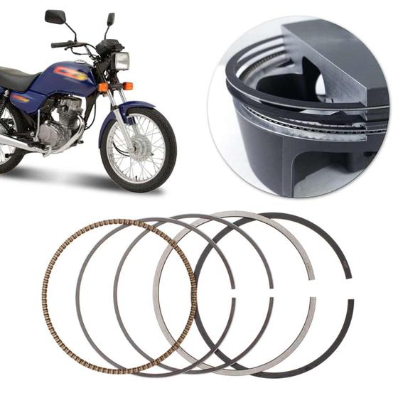 Jogo Anel De Pistao Cg 125 Today Cargo Turuna Ml 125 0 50mm Kmp Pistao De Moto Magazine Luiza