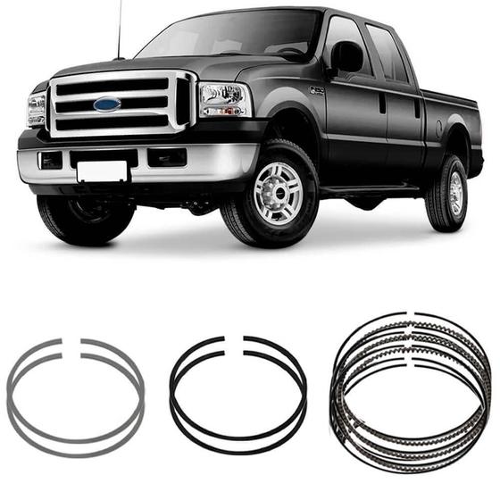 Imagem de Jogo Anel Segmento Std Ford F250 2.5 99 A 2003 Metal Leve