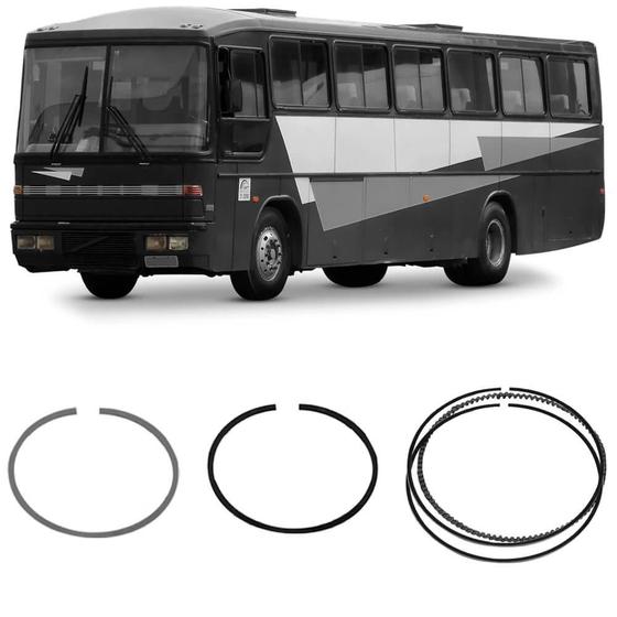 Imagem de Jogo Anel Segmento STD K112 R112 T112 Metal Leve CCS6462