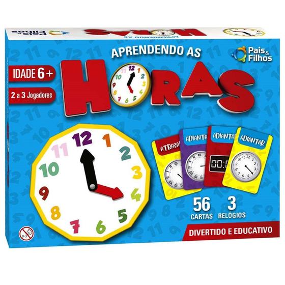 Imagem de Jogo Aprendendo as Horas Pais e Filhos