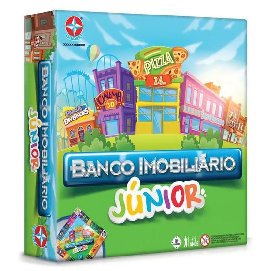 Jogo Banco Imobiliário Júnior - Nova Caixa Menor preço em Jogo Banco Imobiliário Júnior - Nova Caixa