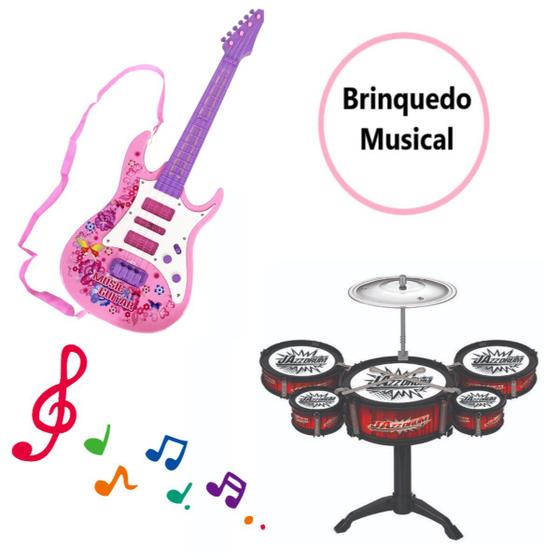 Imagem de Jogo Banda Musical Acompanha 2 Instrumentos Super Divertido