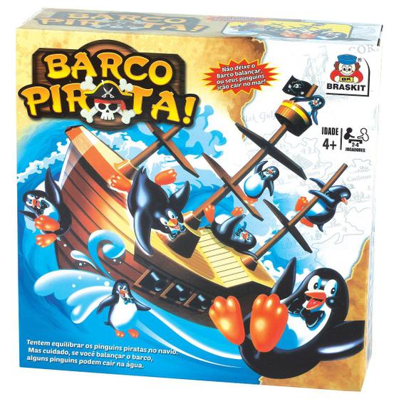 Imagem de Jogo Barco Pirata Brinquedo Infantil Braskit