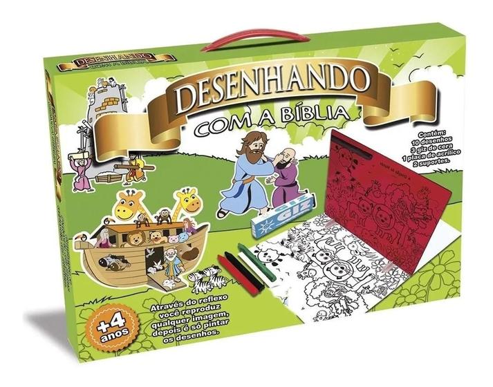 Jogo bíblico infantil desenhando com a bíblia desenho para criança arca ...