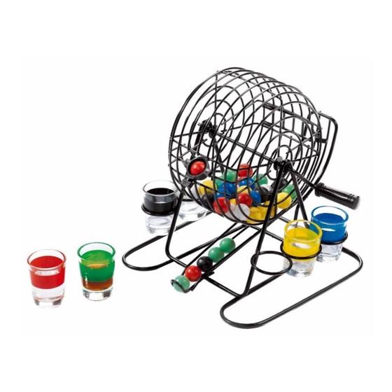 Imagem de Jogo Bingo Globo Drink Bebidas Copos 48 bolinhas 06 Copos - 7899432866208