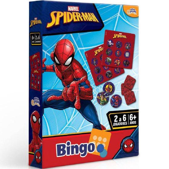 Imagem de Jogo Bingo Infantil Homem Aranha - Toyster