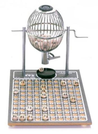Imagem de Jogo Bingo Vispora N2 Cromado Completo 100 Bolas Numerado de 01 a 100