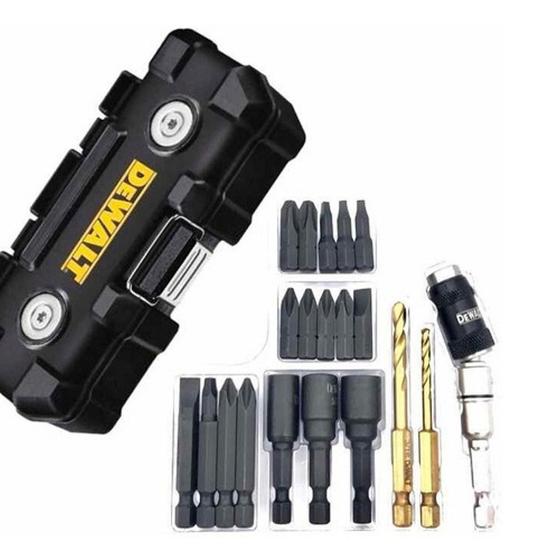 Imagem de Jogo bits de impacto dewalt 20pcs estojo magnetico