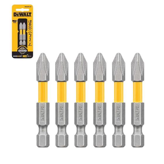 Imagem de Jogo Bits Parafusadeira Ponta Philips Magnético Dewalt 6 Peças