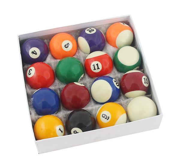 Jogo Bolas De Bilhar Sinuca 52mm Branca 54mm Numeradas Menor preço em Jogo Bolas De Bilhar Sinuca 52mm Branca 54mm Numeradas