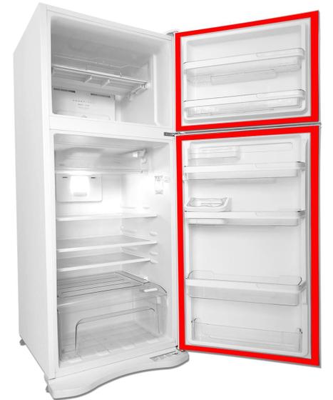 Imagem de Jogo Borracha Gaxeta Geladeira Df35a Para Electrolux Porta E Freezer