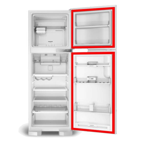 Jogo Borracha Geladeira Porta E Freezer Electrolux Df42 Dw42x Menor preço em Jogo Borracha Geladeira Porta E Freezer Electrolux Df42 Dw42x