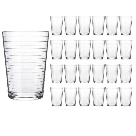 Imagem de Jogo C/24 Copos De Vidro Arizona Transparente 200ml