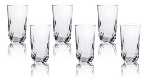 Imagem de Jogo C/ 6 Copos De Vidro Grosso 340 Ml Resistente
