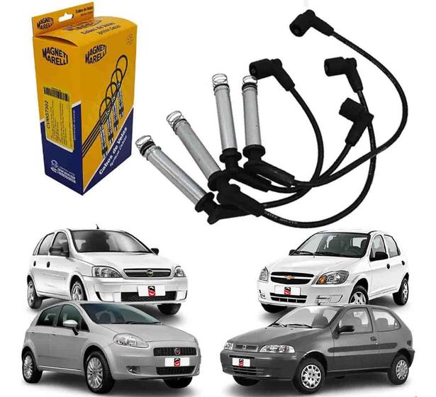 Jogo Cabo De Vela Celta Prisma Corsa Strada Palio Siena Gasolina 1995 1996 1997 1998 1999 2000 2001 2002 2003 a 2020... - Magneti Marelli Imagem de Jogo Cabo De Vela Celta Prisma Corsa Strada Palio Siena Gasolina 1995 1996 1997 1998 1999 2000 2001 2002 2003 a 2020...