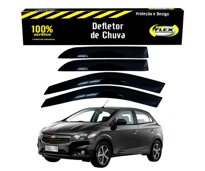 Imagem de Jogo calha defletor chuva chevrolet onix 1.0 1.4 2017 a 2019