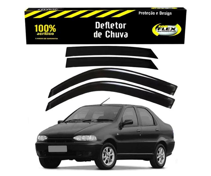 Imagem de Jogo calha defletor chuva fiat siena 1.0 1998 a 2000