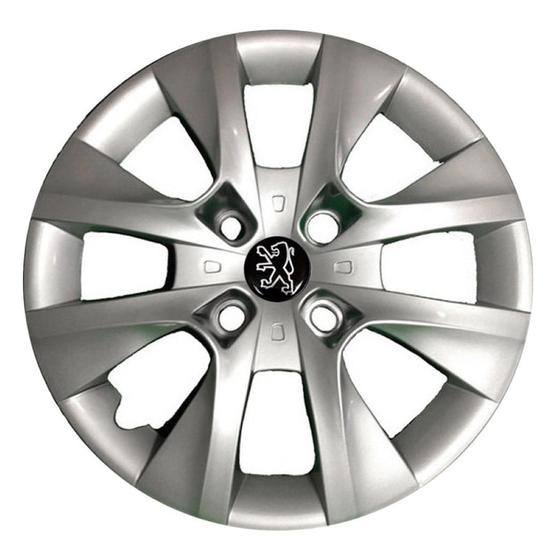 Imagem de Jogo Calota Aro 14 Peugeot 207 2011 - 4 Pcs C/ Emblema