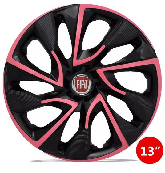 Jogo Calota Esportiva 13 Ds4 Pink Rosa Fiat Palio Uno Siena Menor preço em Jogo Calota Esportiva 13 Ds4 Pink Rosa Fiat Palio Uno Siena